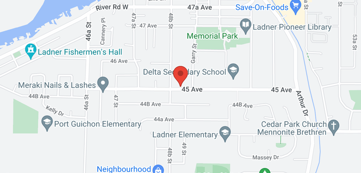 map of 4885 45TH AVENUE